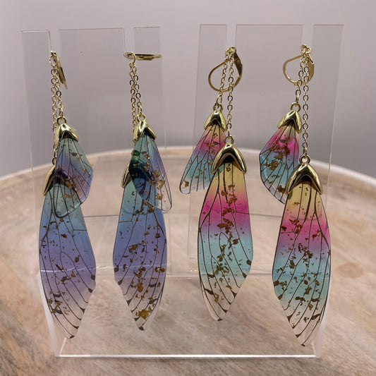 Butterfly Wing Earrings (Dangles)