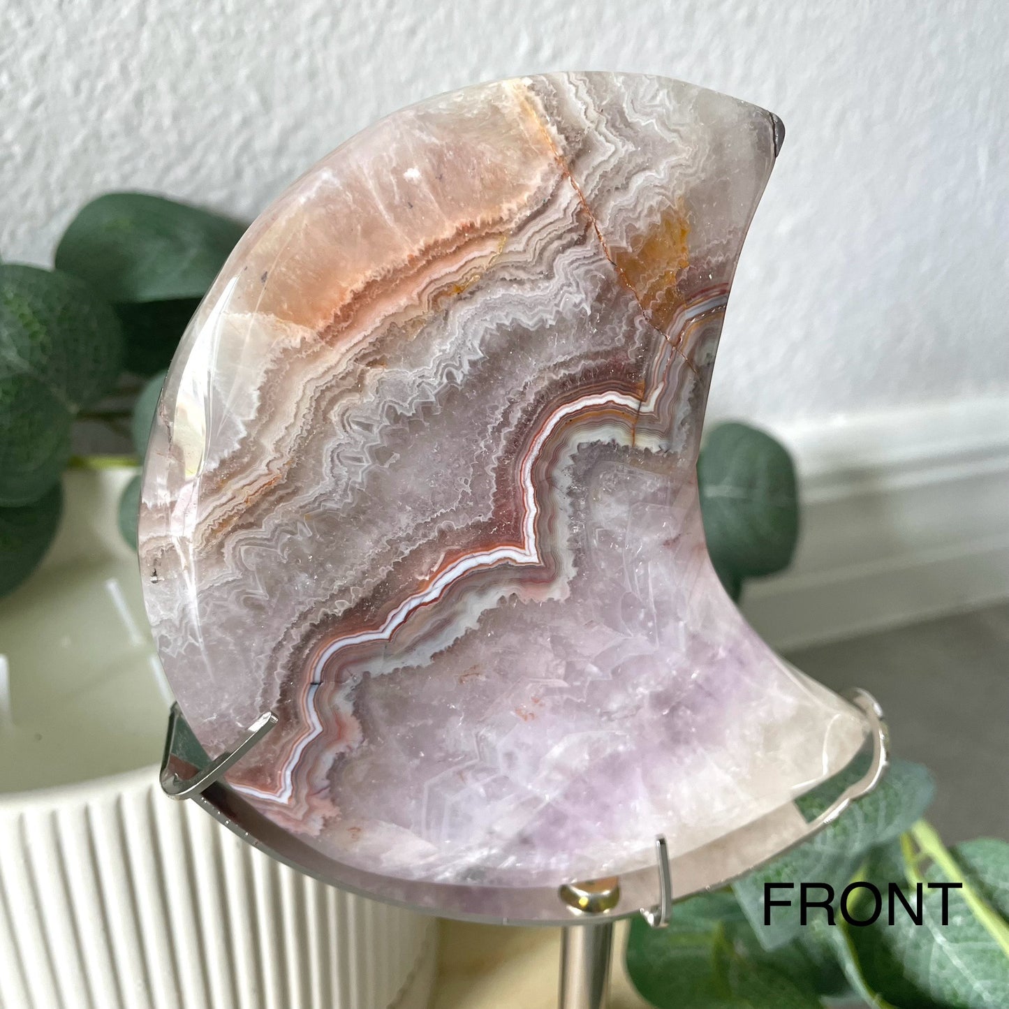 Amethyst Agate Moon