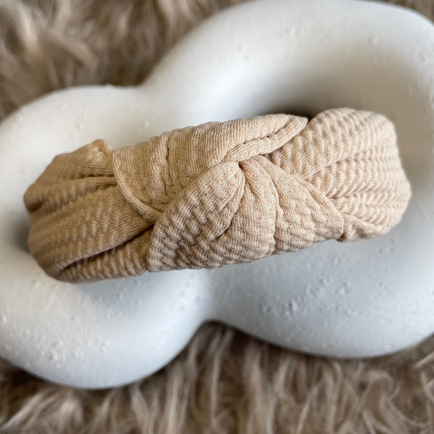 Textured Knotted Headband