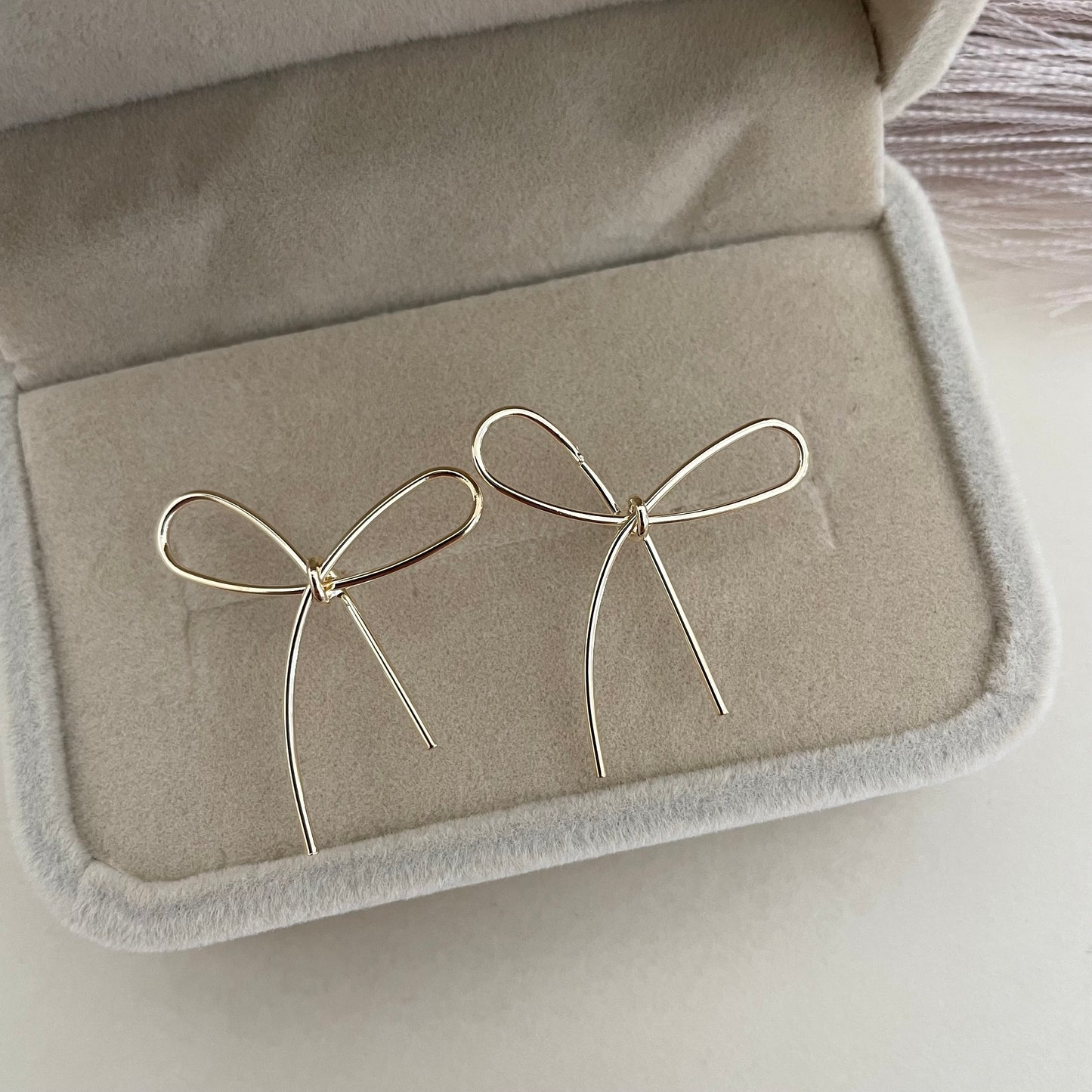 Classy Bow Stud Earrings