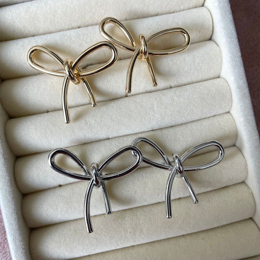 Bow Tie Stud Earrings