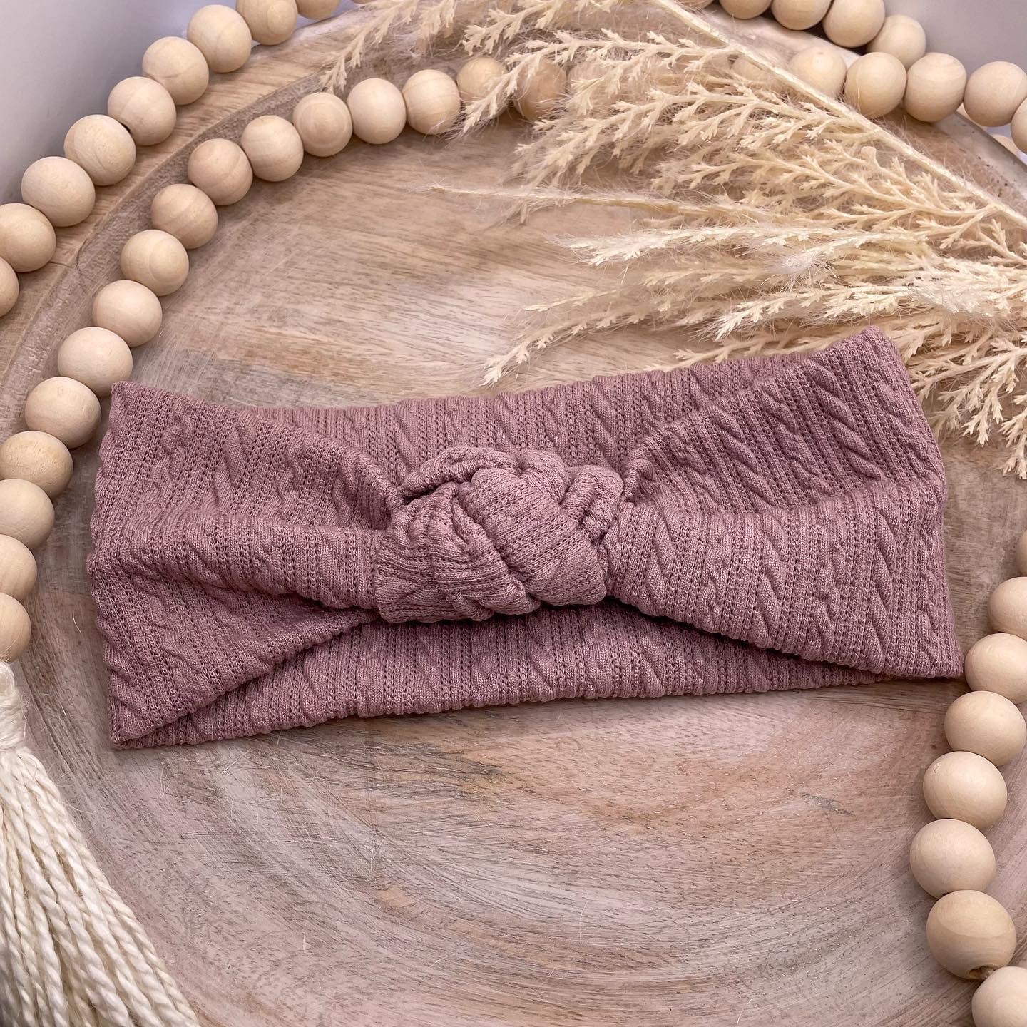 Knotted Cardigan Knit Headband