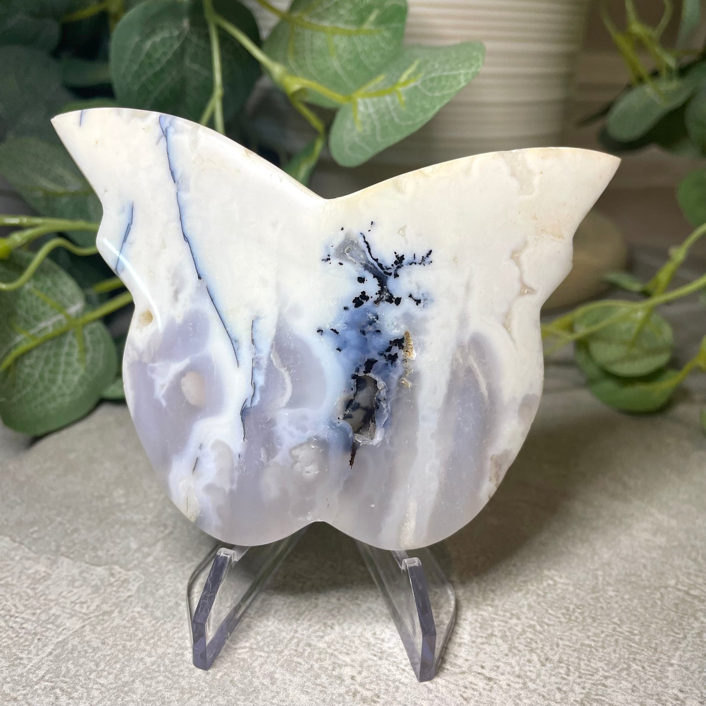 Dendritic Agate Butterfly