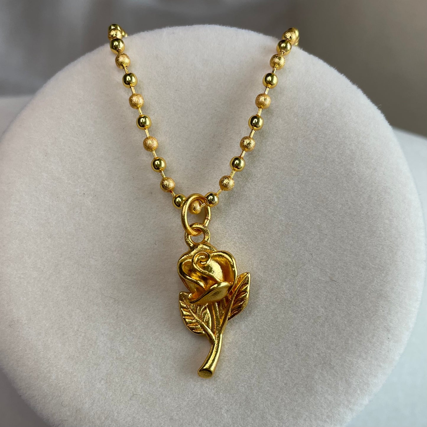 999 Sand Gold Necklace