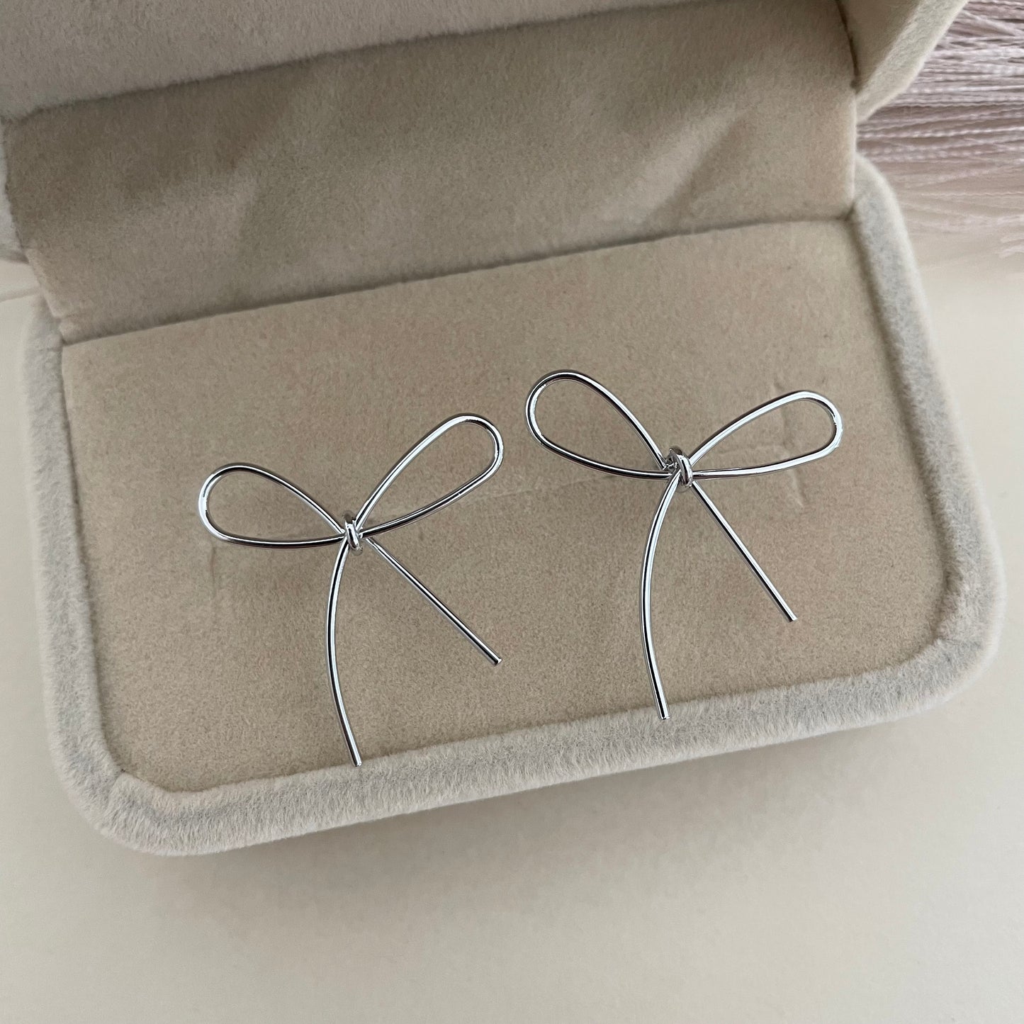 Classy Bow Stud Earrings