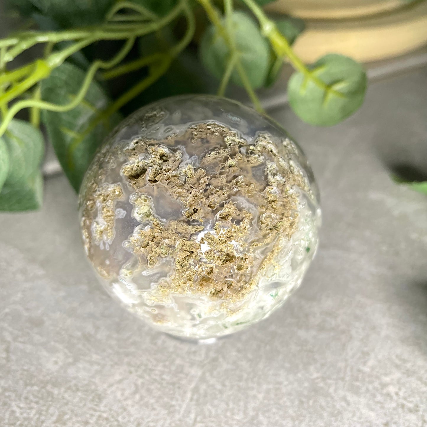 Moss Agate Sphere