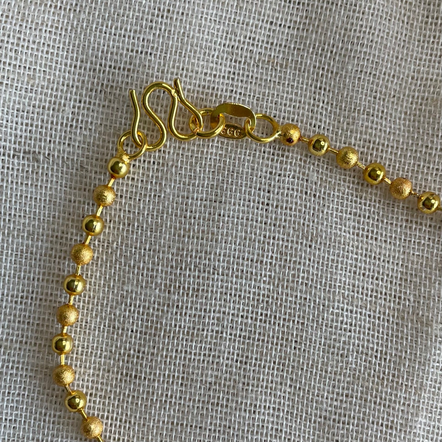 999 Sand Gold Necklace