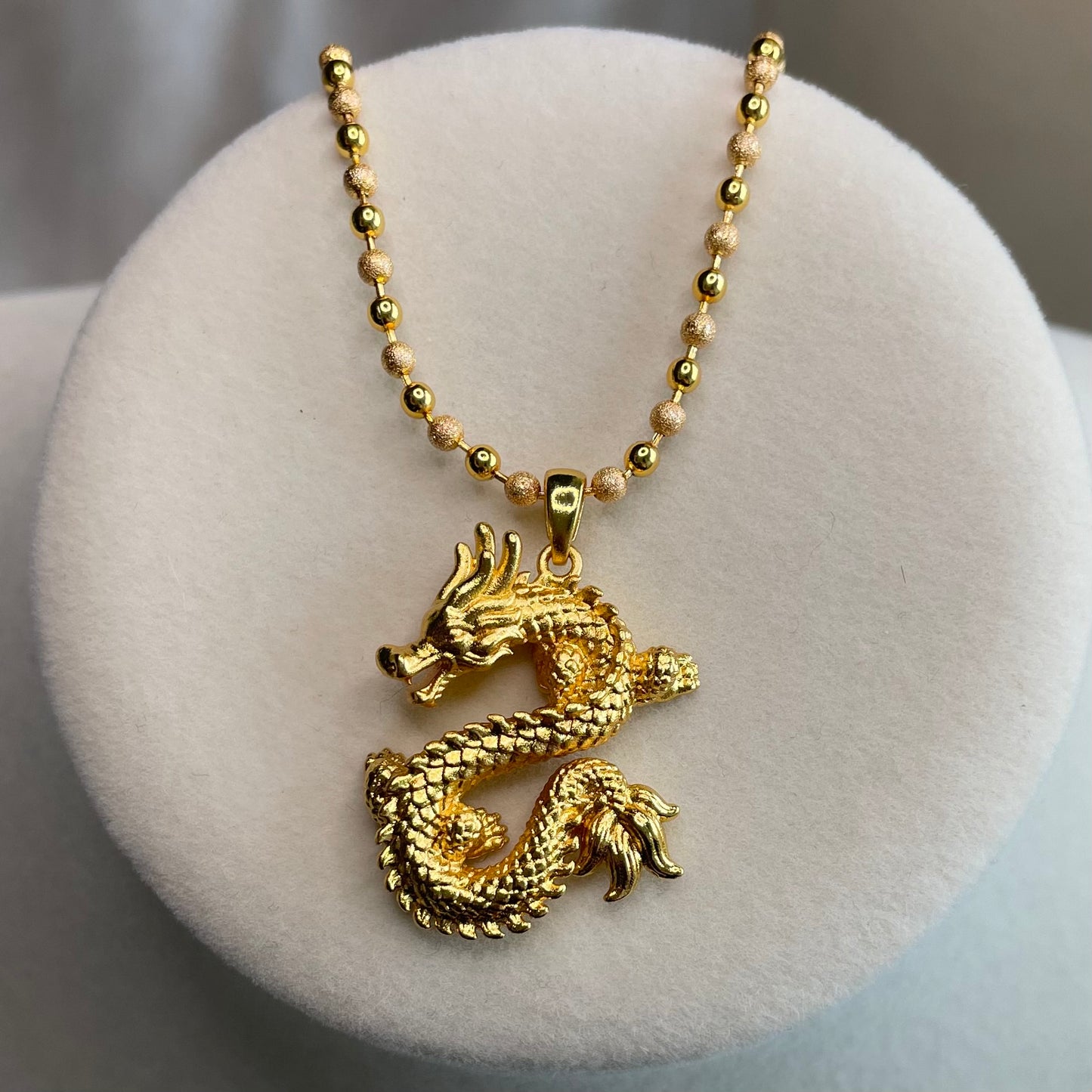 999 Sand Gold Necklace