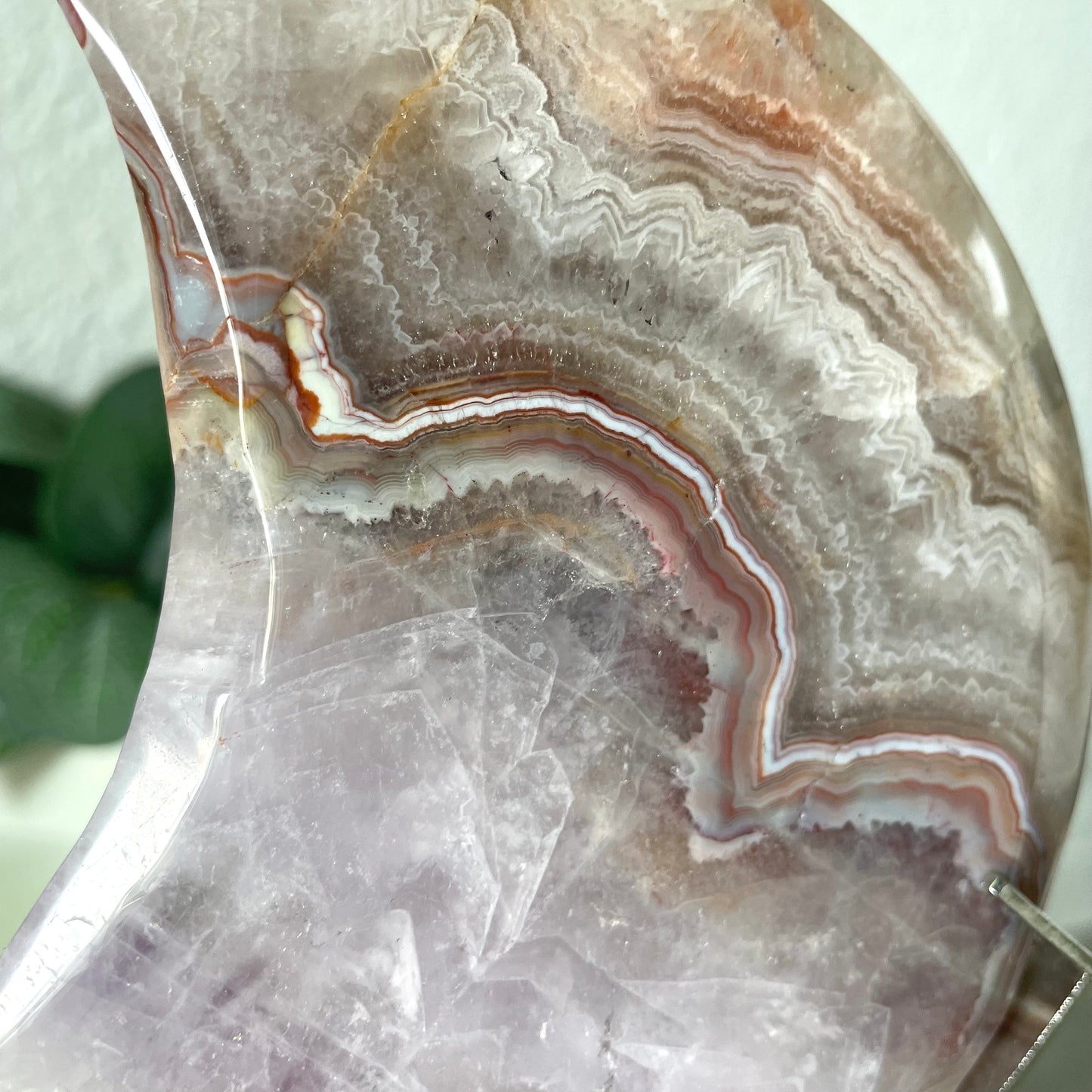 Amethyst Agate Moon