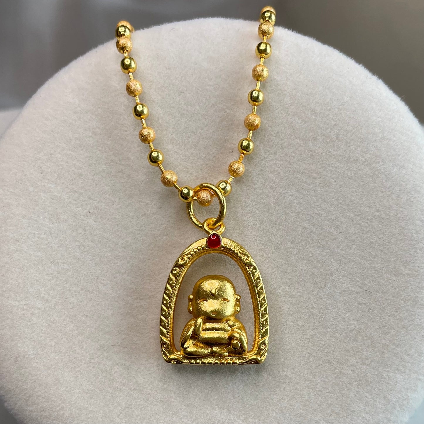 999 Sand Gold Necklace