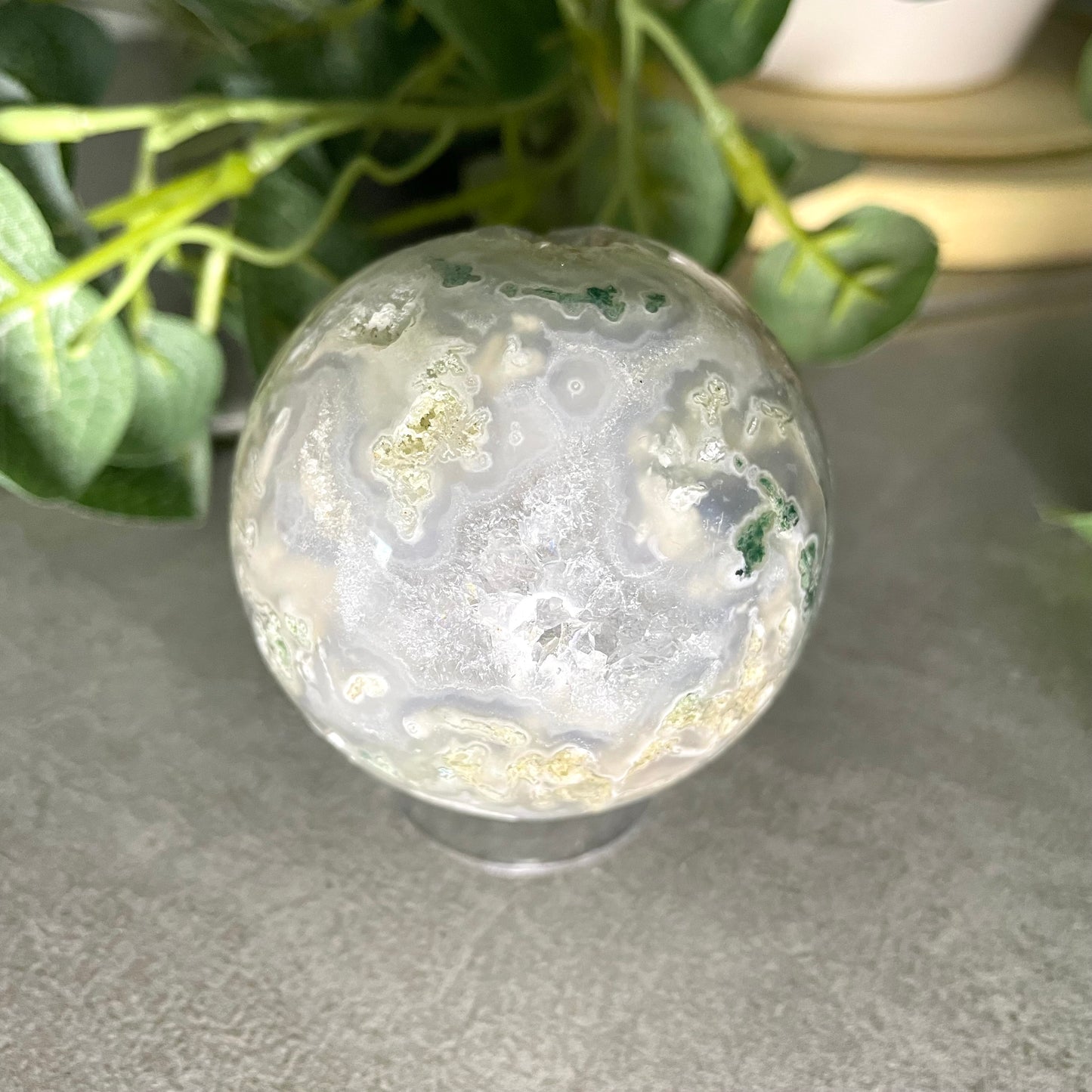 Moss Agate Sphere