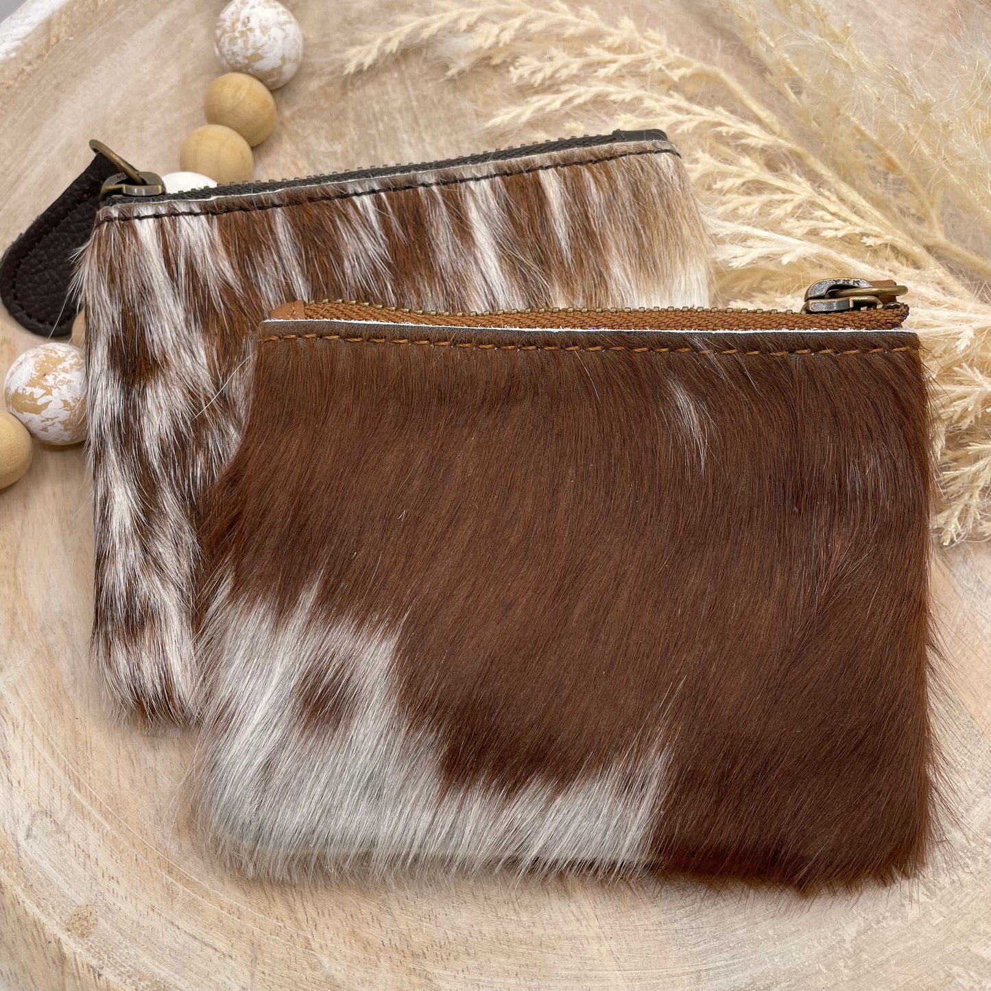 Cowhide Coin Purse