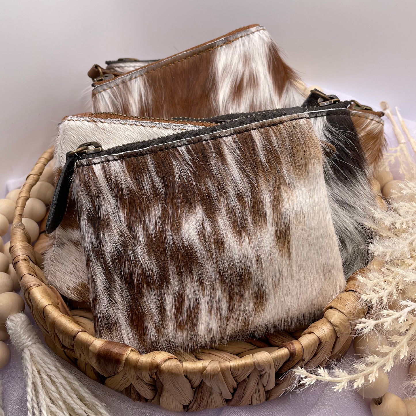 Cowhide Coin Purse