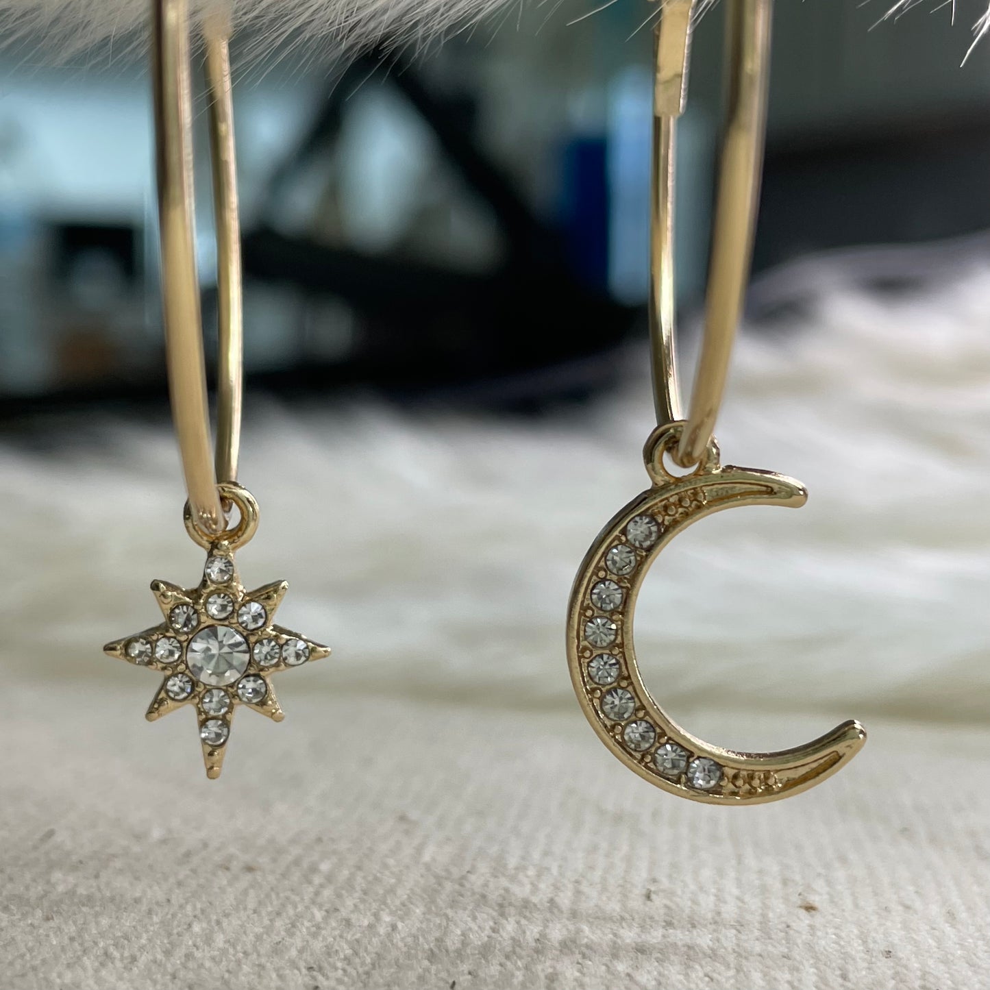 Starry Night Celestial Earrings