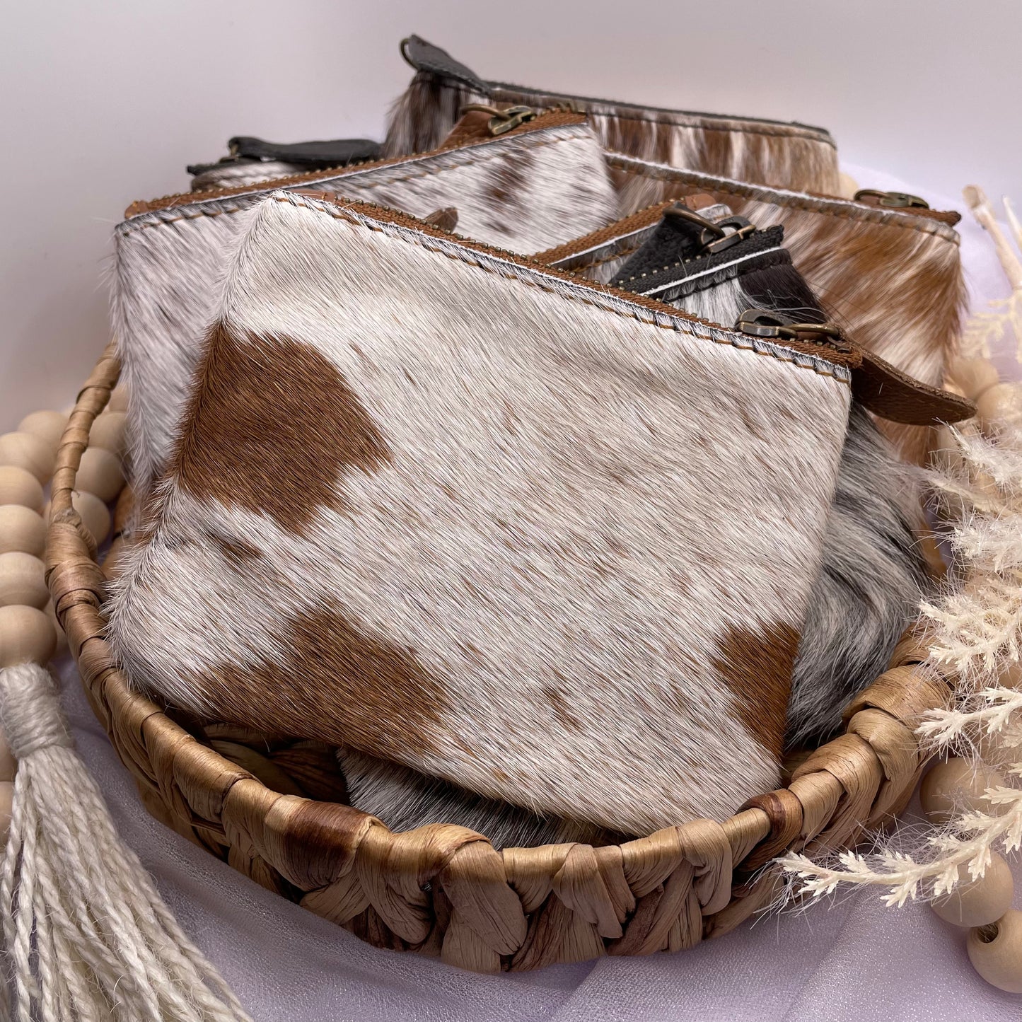 Cowhide Coin Purse