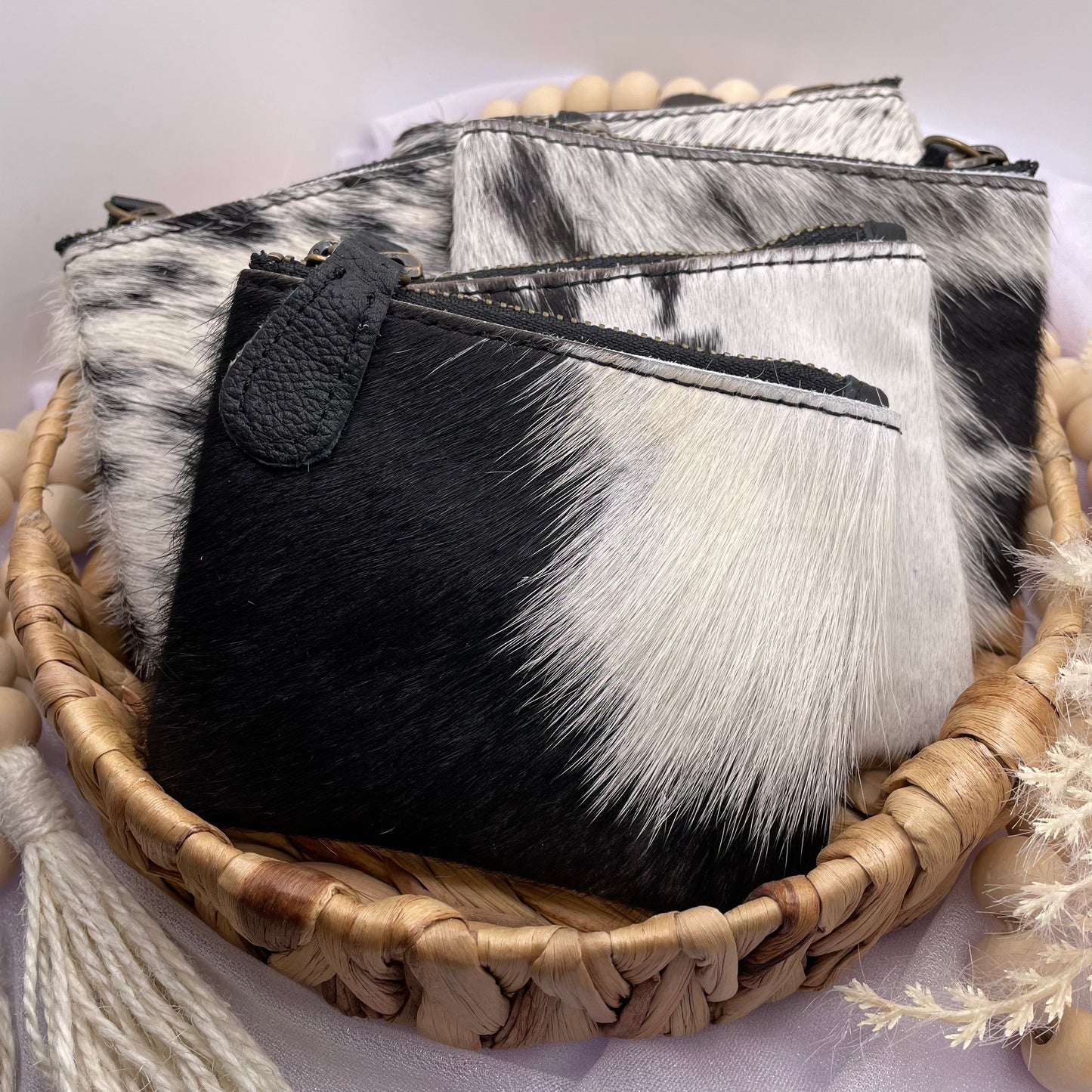 Cowhide Coin Purse