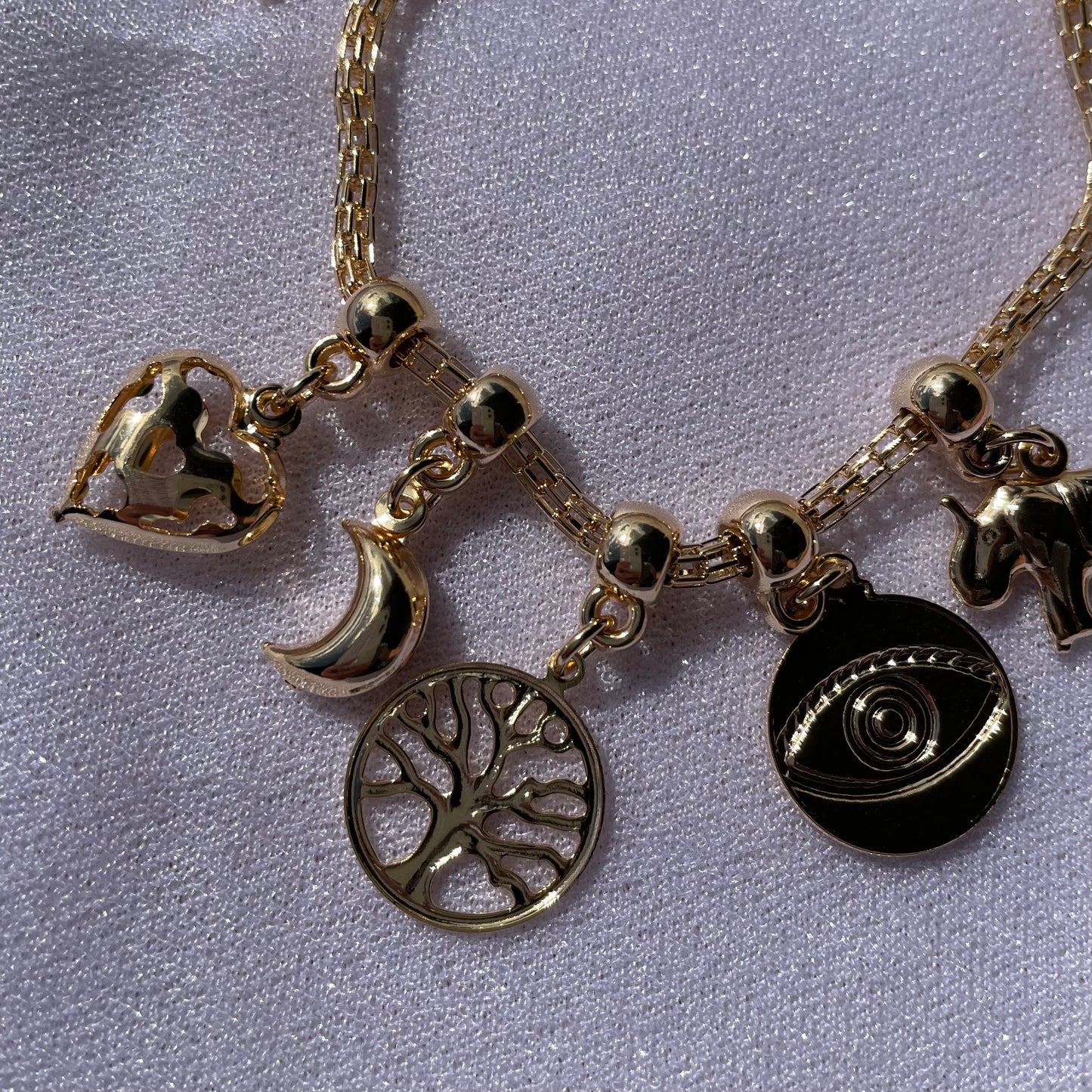 Gold Filled Lucky Charm Bracelet