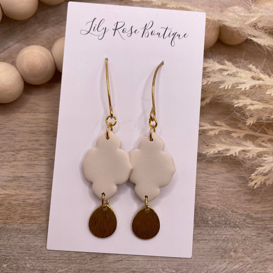 Fall Boho Clay Earrings