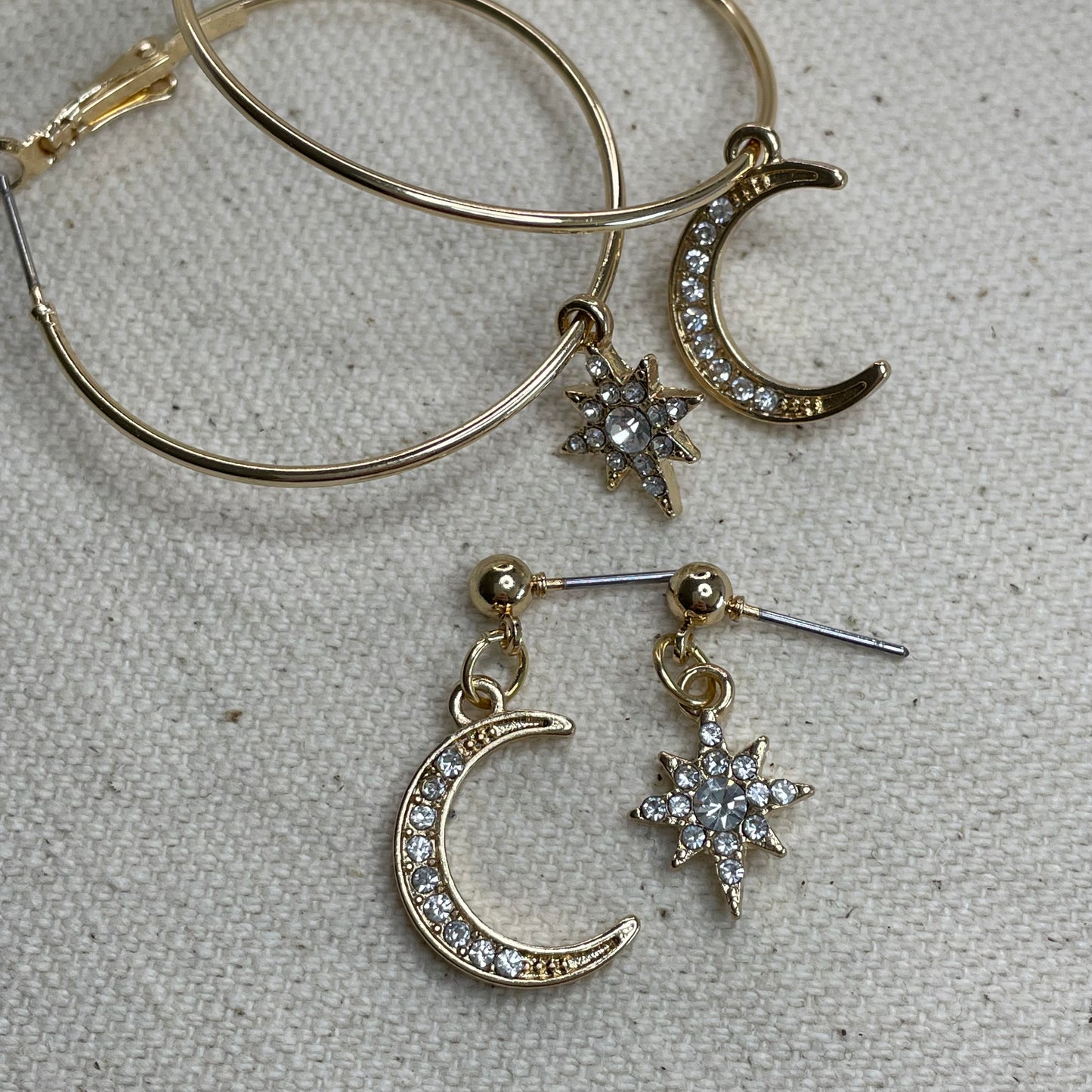 Starry Night Celestial Earrings